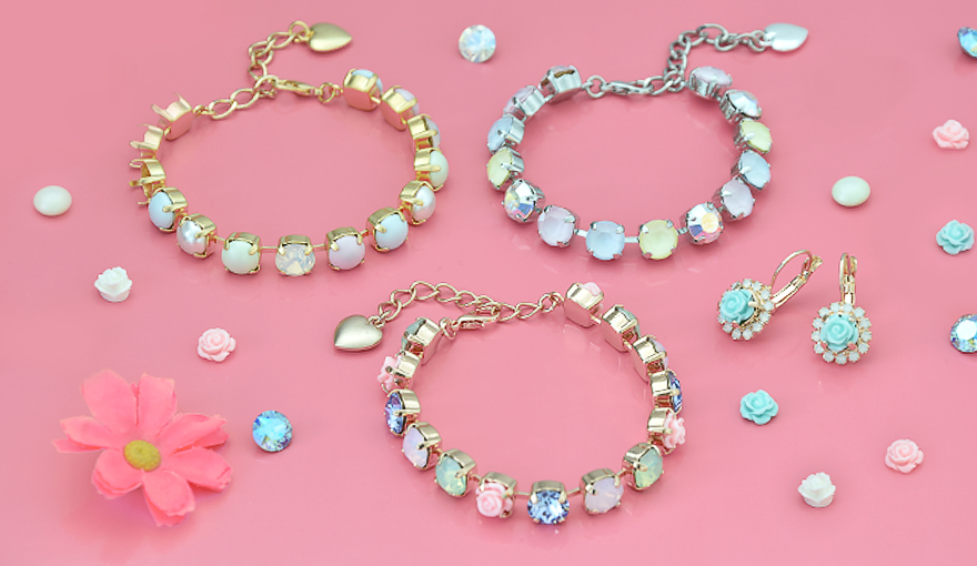 Easter pastel color jewelry inspiration