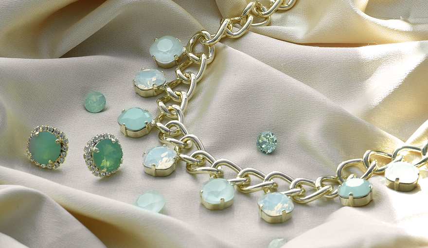Pacific opal jewelry set