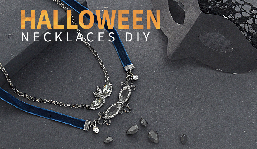 Creating Halloween dramatic & beautiful necklaces